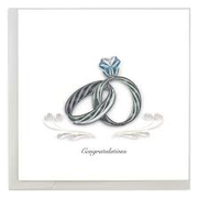 Wedding Rings Quilling Card