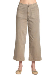 APNY Cropped Wide Leg Mocha  Jeans (B168) (Mocha)