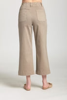 APNY Cropped Wide Leg Mocha  Jeans (B168) (Mocha)