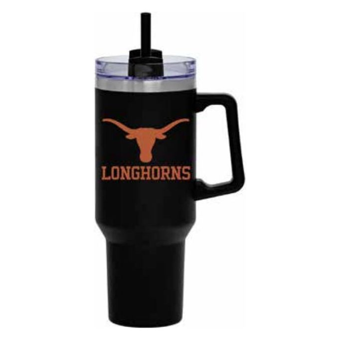 Texas Longhorn 40 oz Stainless Rocky Tumbler (73527000) BLK/BO