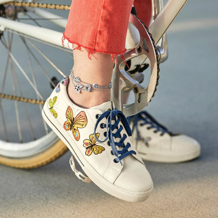 Brighton Inner Shine Flutter Silver Anklet