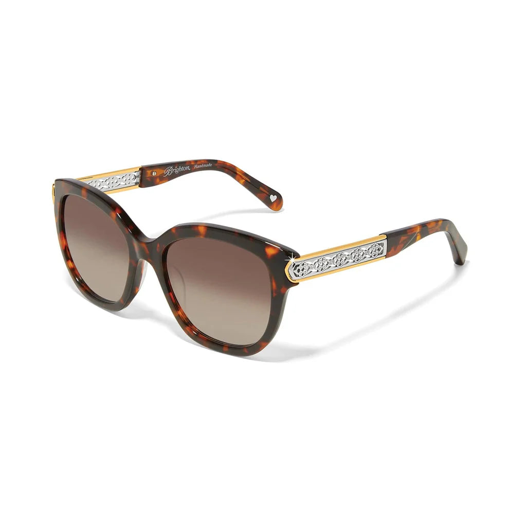Brighton Intrigue Sunglasses (A13367)(Amber Tortoise)