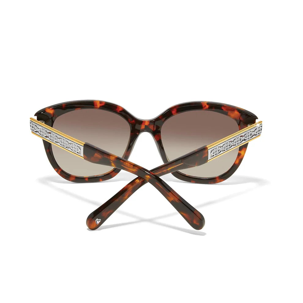 Brighton Intrigue Sunglasses (A13367)(Amber Tortoise)