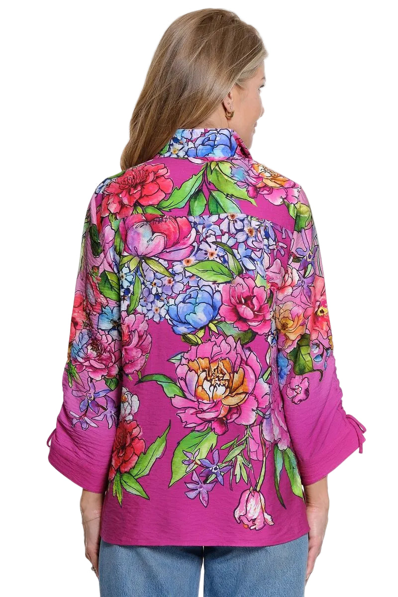 John Mark Floral Tunic(J16330TM)(Floral/Multi)