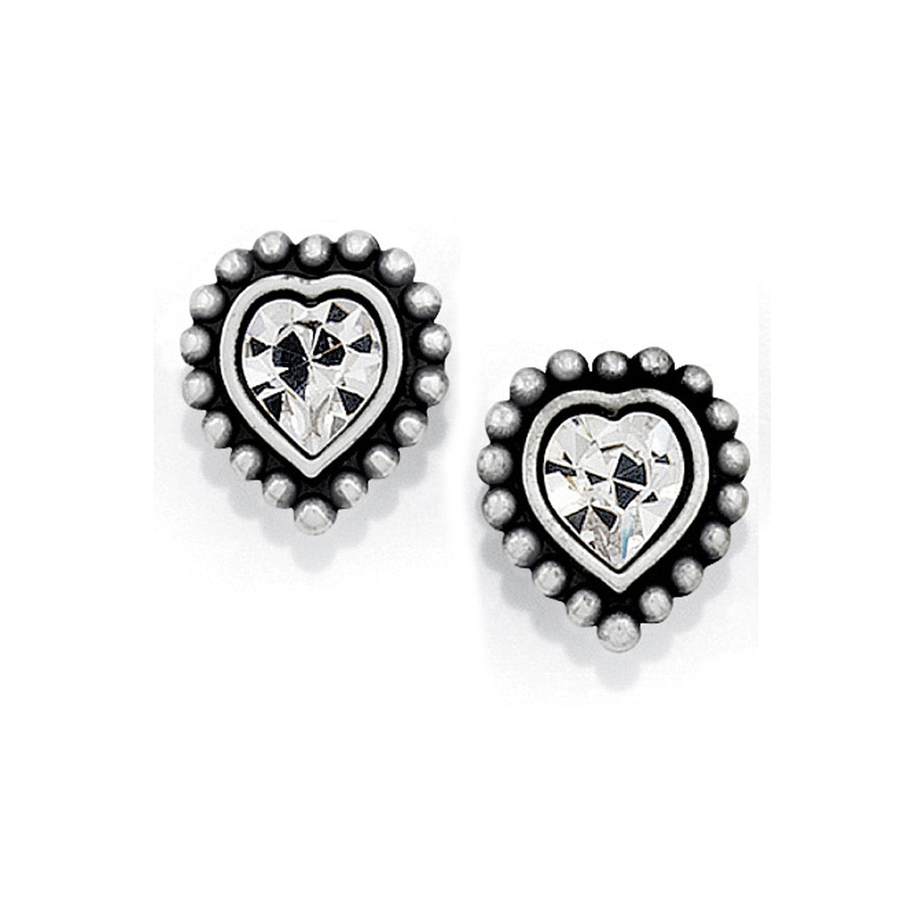 Brighton Shimmer Heart Mini Post Earrings (SLv)