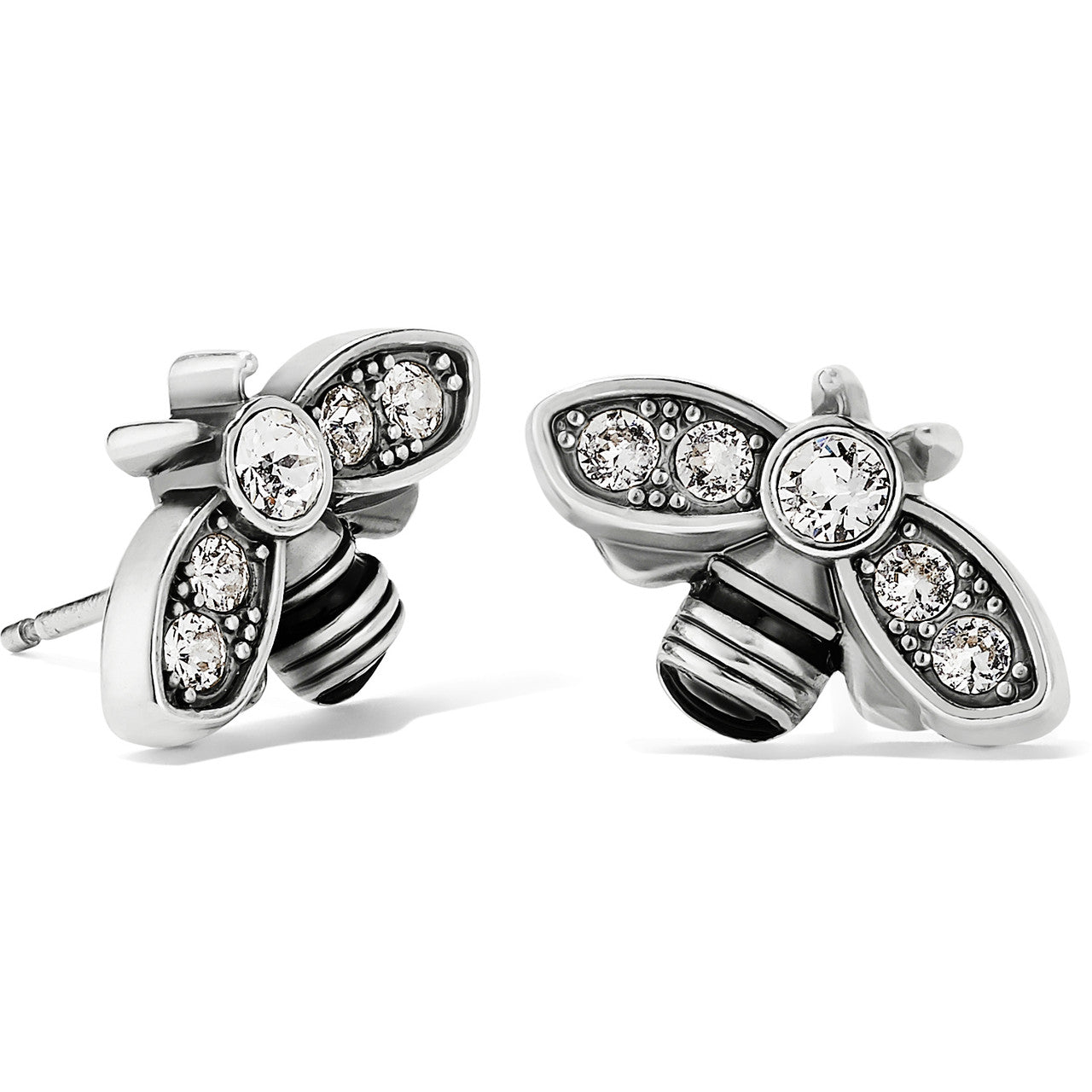 Brighton Bee Beautiful Mini Post Earrings (SLV)