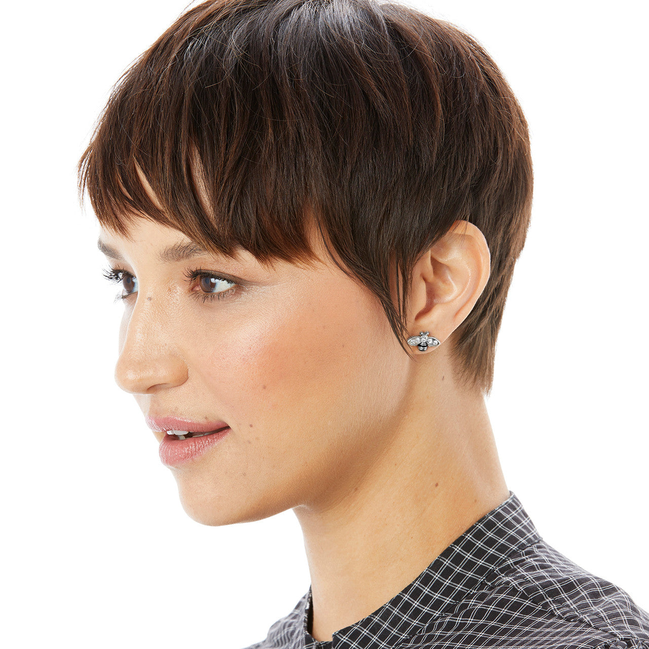 Brighton Bee Beautiful Mini Post Earrings (SLV)