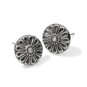 Brighton Clara Flower Mini Post Earrings (SLV)