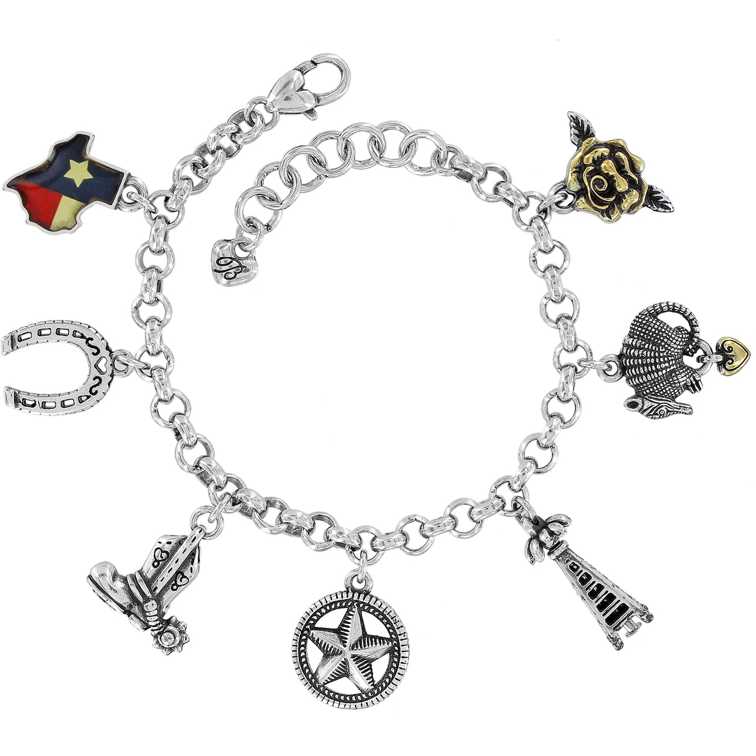 Brighton State of Texas Charm Bracelet