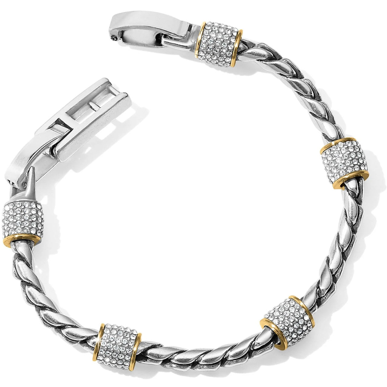 Brighton Meridian Two Tone Silver & Gold Bracelet (J39480)
