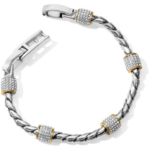 Brighton Meridian Two Tone Silver & Gold Bracelet (J39480)