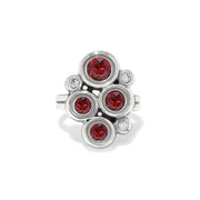 Brighton Constella Red Cluster Ring