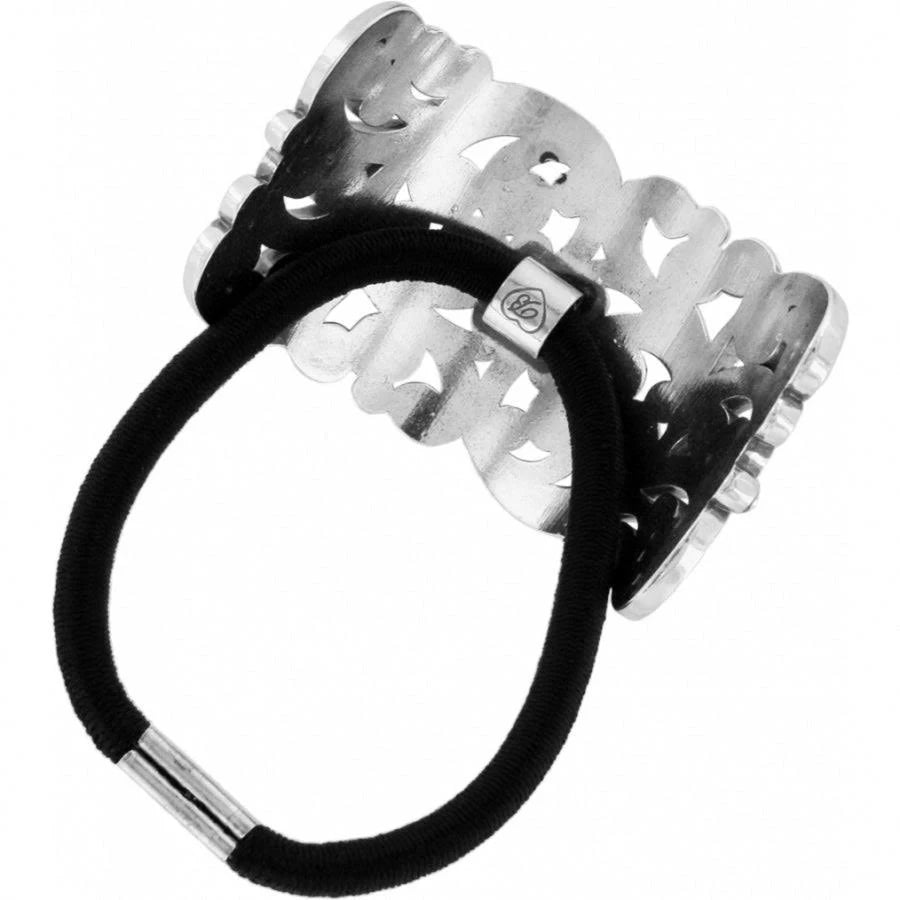 Brighton Madrid Silver Lace Ponytail Holder (J80832)
