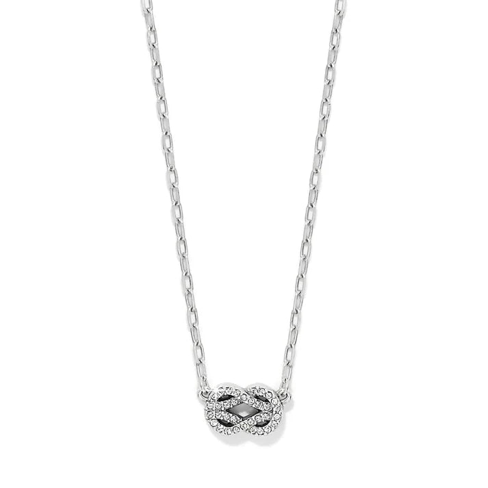 Brighton Interlock Petite Harmony Luxe Necklace (SLV) (JM0046)