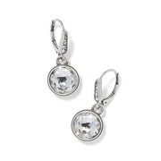 Brighton Meridian Aurora Crystal Silver Lever Back Earrings
