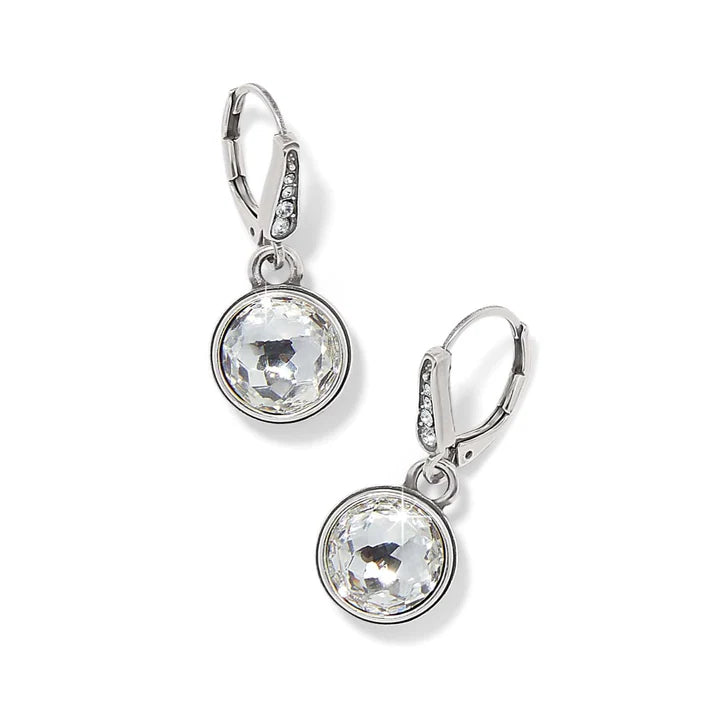 Brighton Meridian Aurora Crystal Silver Lever Back Earrings