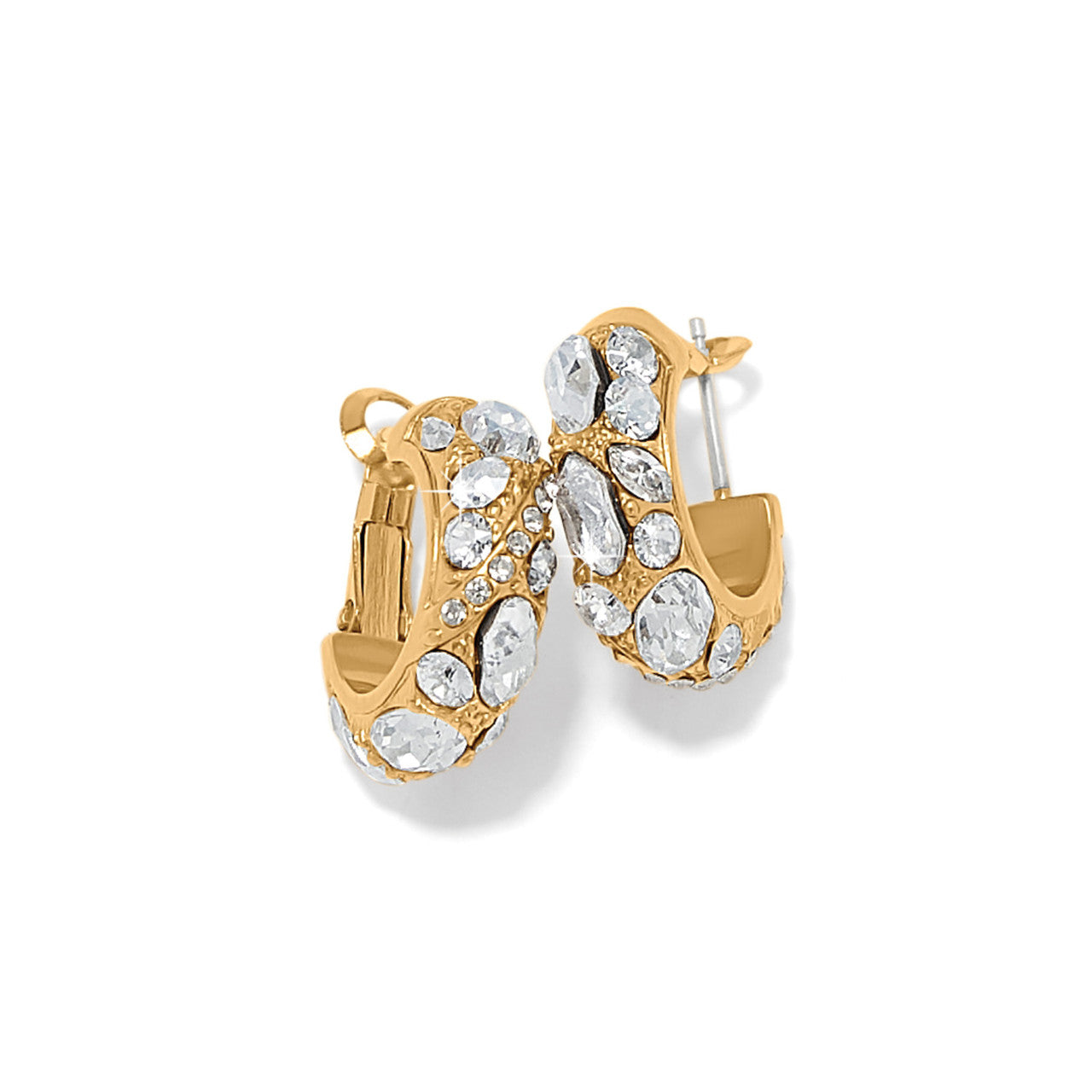 Brighton Trust Your Journey Gold Hoop Earrings