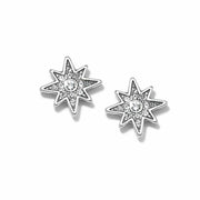 Brighton Enchanting Star Post Silver Earrings (SLV)