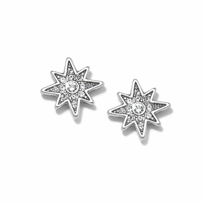 Brighton Enchanting Star Post Silver Earrings (SLV)