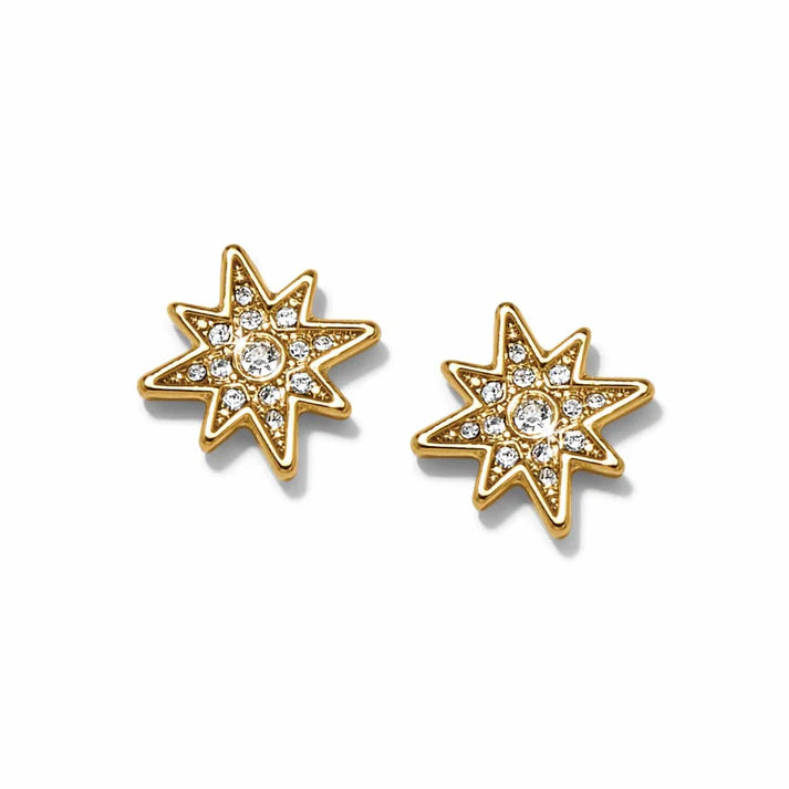 Brighton Enchanting Gold Star Post Earrings