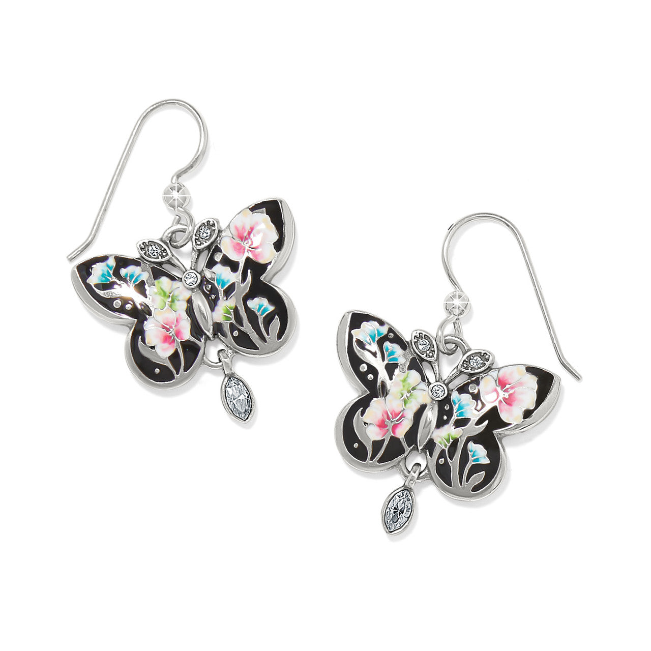 Brighton Botanique Butterfly French Wire Earrings