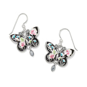 Brighton Botanique Butterfly French Wire Earrings