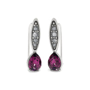 Brighton Mystery of Love Amethyst French Wire Earrings