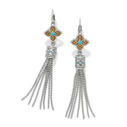 Brighton Mosaic Cerrillos Tassel Leverback Earrings (JA0186) (SLV/GLD))