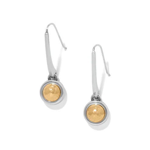 Brighton Ferrara Segreta Ball French Wire Two Tone Earrings