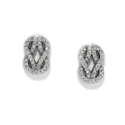 Brighton Interlok Harmony Luxe Post Earrings (JA0194) (SLV)