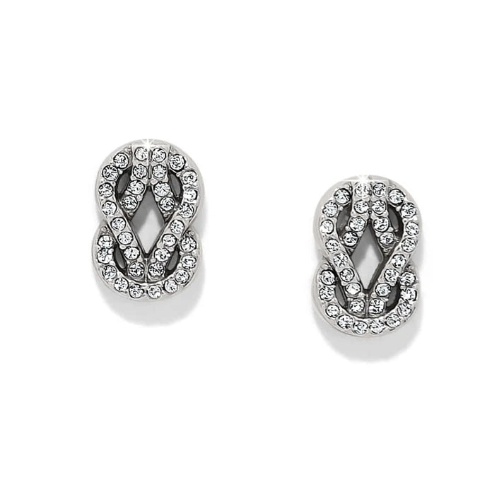 Brighton Interlok Harmony Luxe Post Earrings (JA0194) (SLV)