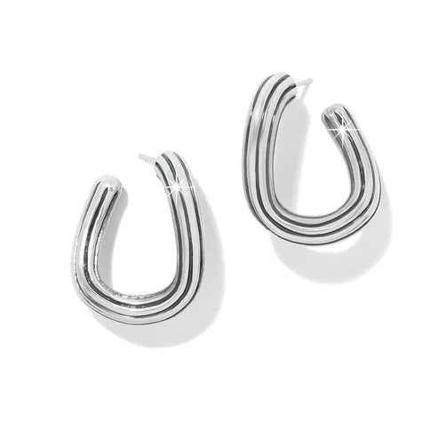 Brighton Ferrara Eterna Silver Post Earrings