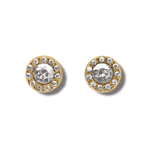 Brighton Illumina Solitaire Post Earrings (JA8262) GLD
