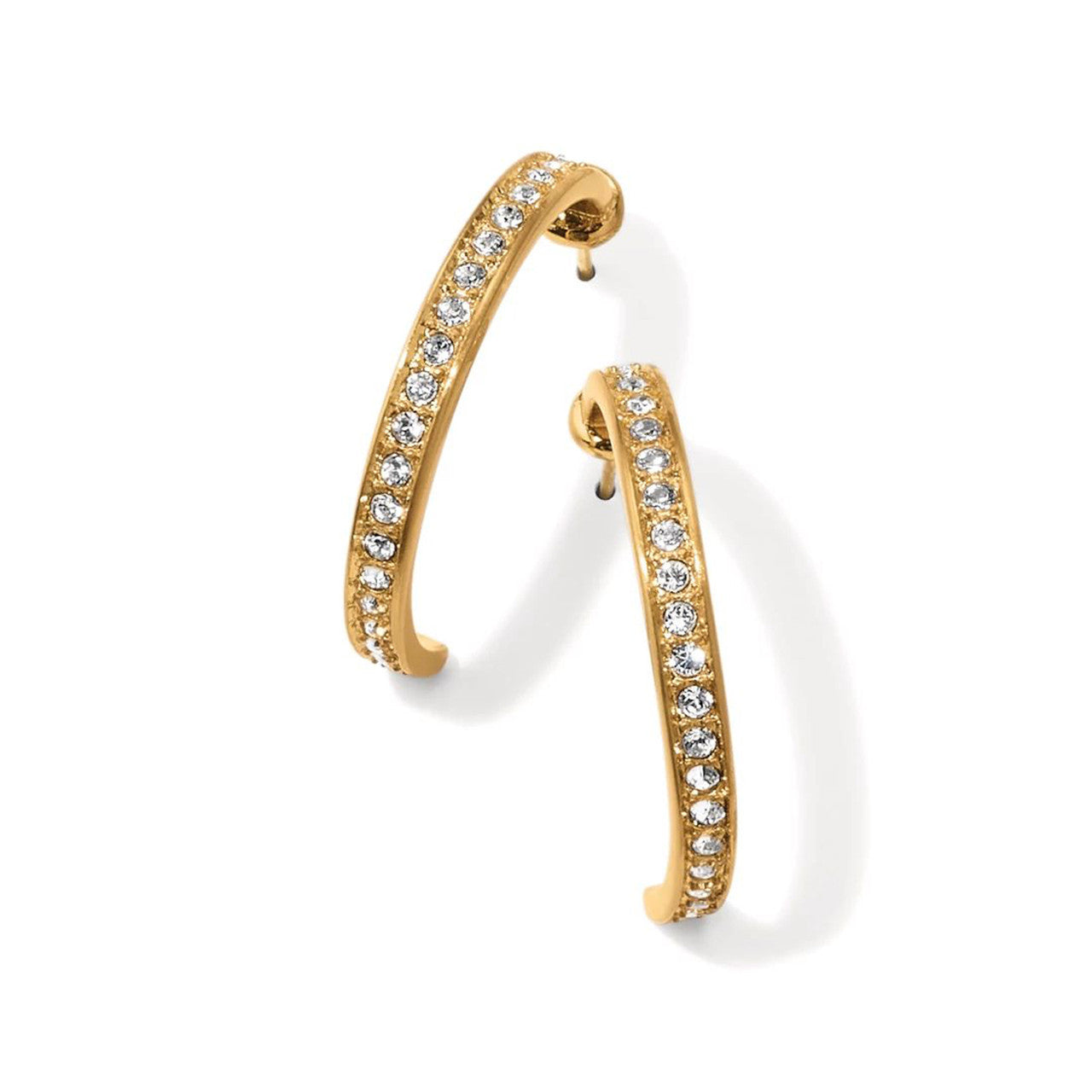 Brighton Meridian Zenith Gold Medium Hoops (JA8555)