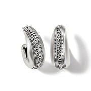 Brighton Mingle Adore Hoop Silver Earrings (JA9090) (SLV)