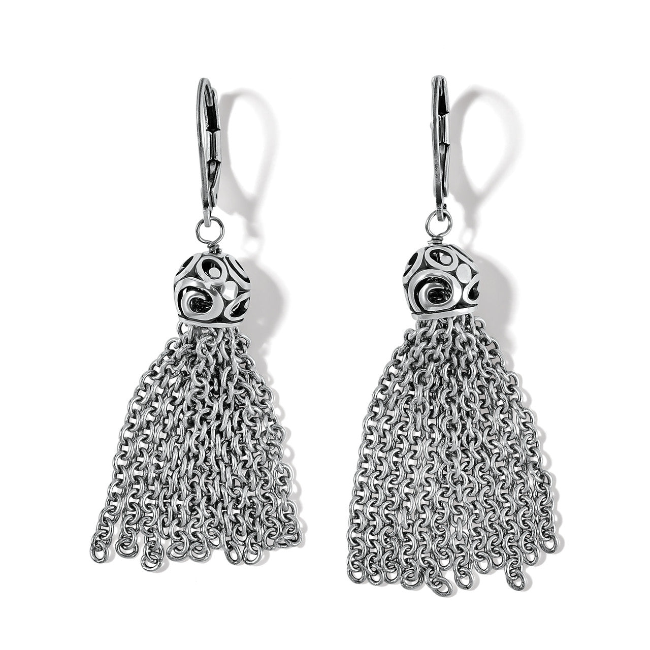 Brighton Contempo Desert Sky Tassel Earrings (JA9278) SLV