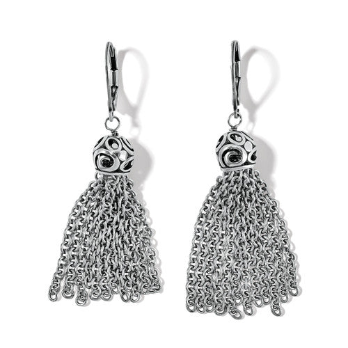 Brighton Contempo Desert Sky Tassel Earrings (JA9278) SLV