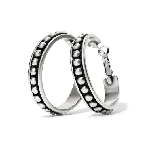 Brighton Pretty Tough Stud Large Hoop Earrings (JA9895)