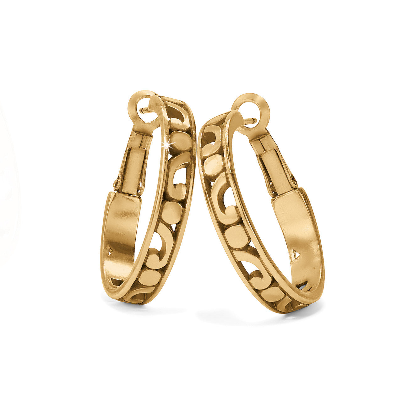 Brighton Contempo Gold Small Hoop Earrings (JA9905)