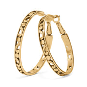 Brighton Contempo Gold Large Hoop Earrings (JA9907)