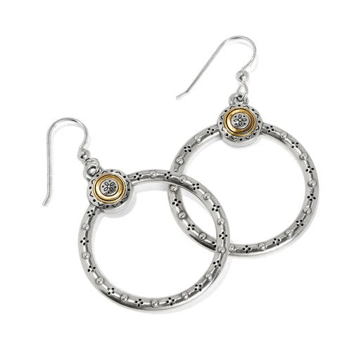 Brighton Mosaic Two-Tone  French Wire Earrings (JA9924)