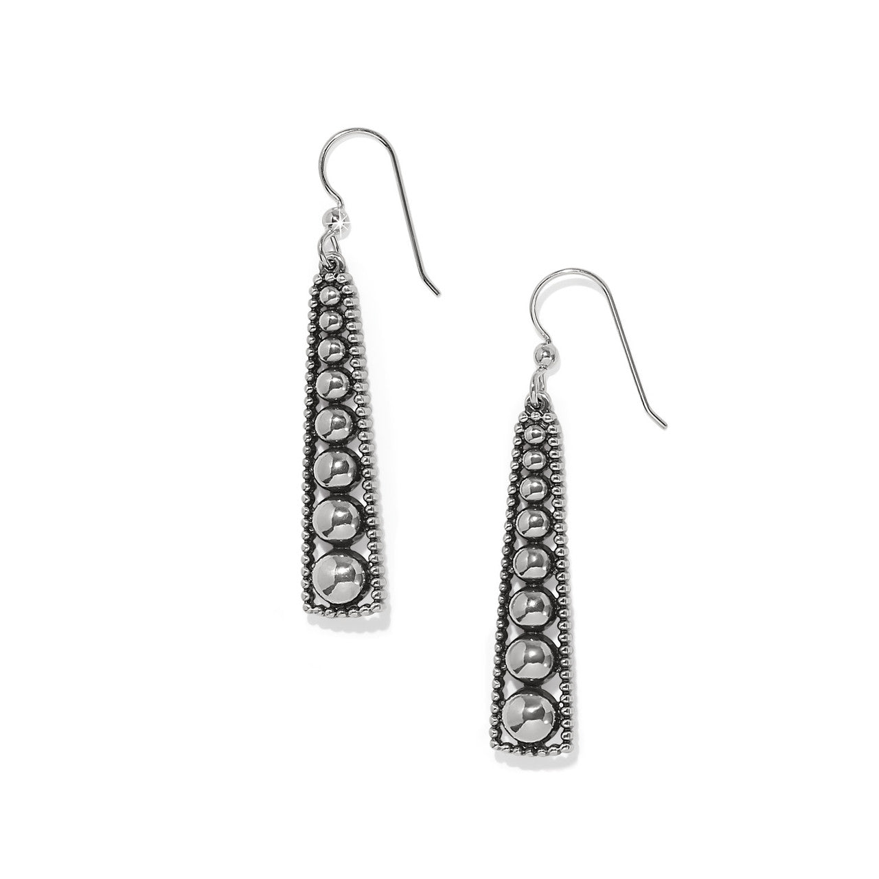 Brighton Pretty Tough Pyramid French Wire Earrings (JA9959)