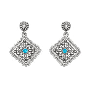Brighton Mosaic Paseo Concho Post Drop Earrings (JA9981)