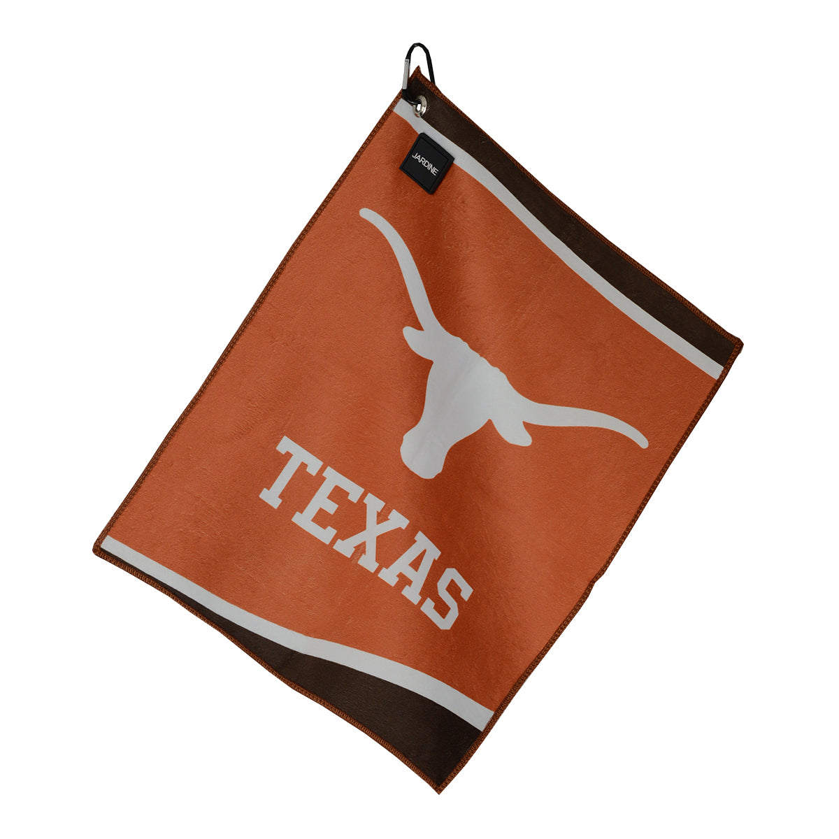 Texas Longhorn Jardine 16" 20" Microfiber Golf Towel ( BT1620-PB) (Burnt Orange )