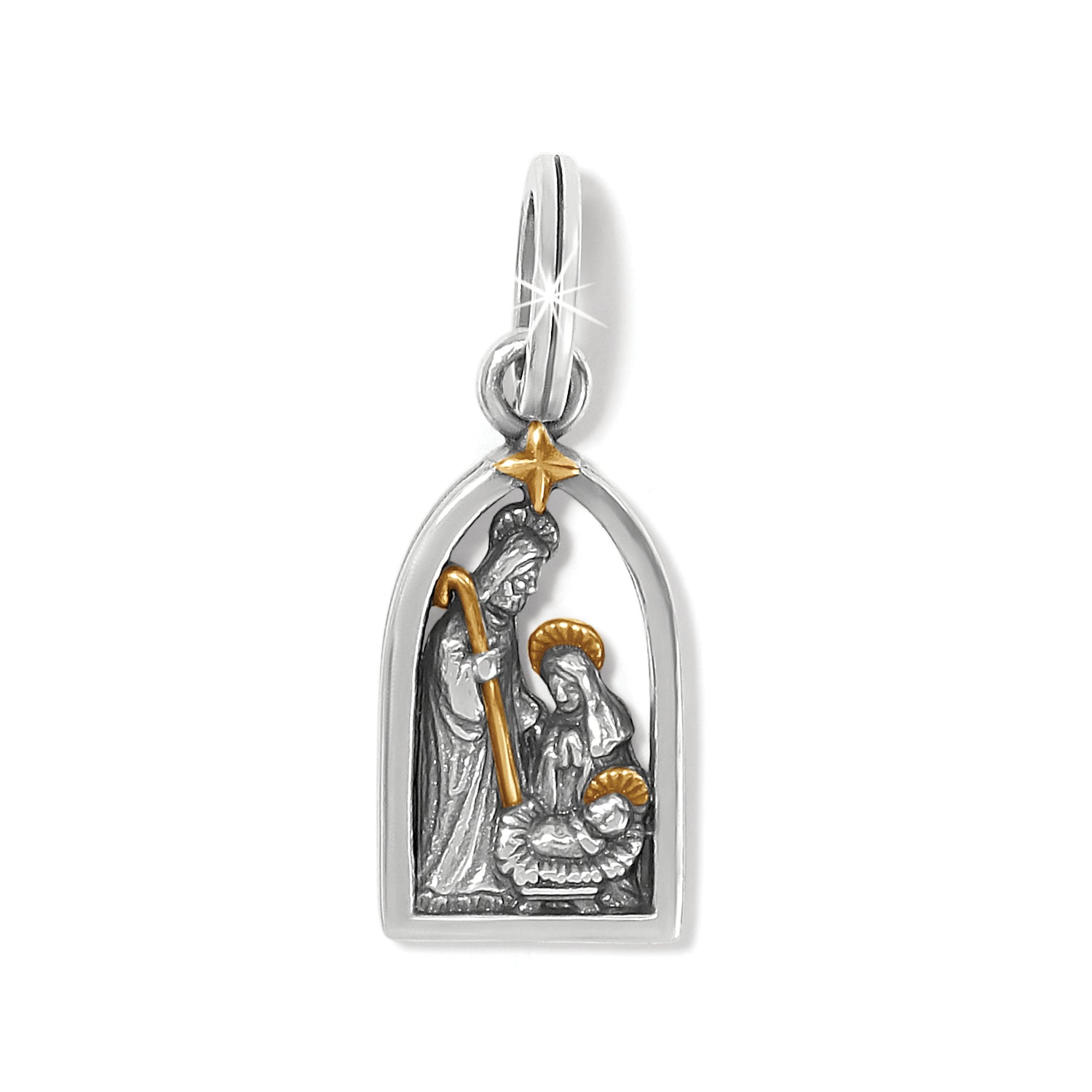 Brighton Star Of Nativity Two Tone Charm