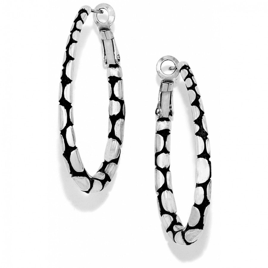 Brighton Pebble Oval Loop Earrings