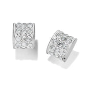 Brighton Meridian Barrel Post Earrings (SLV/CRSTL)