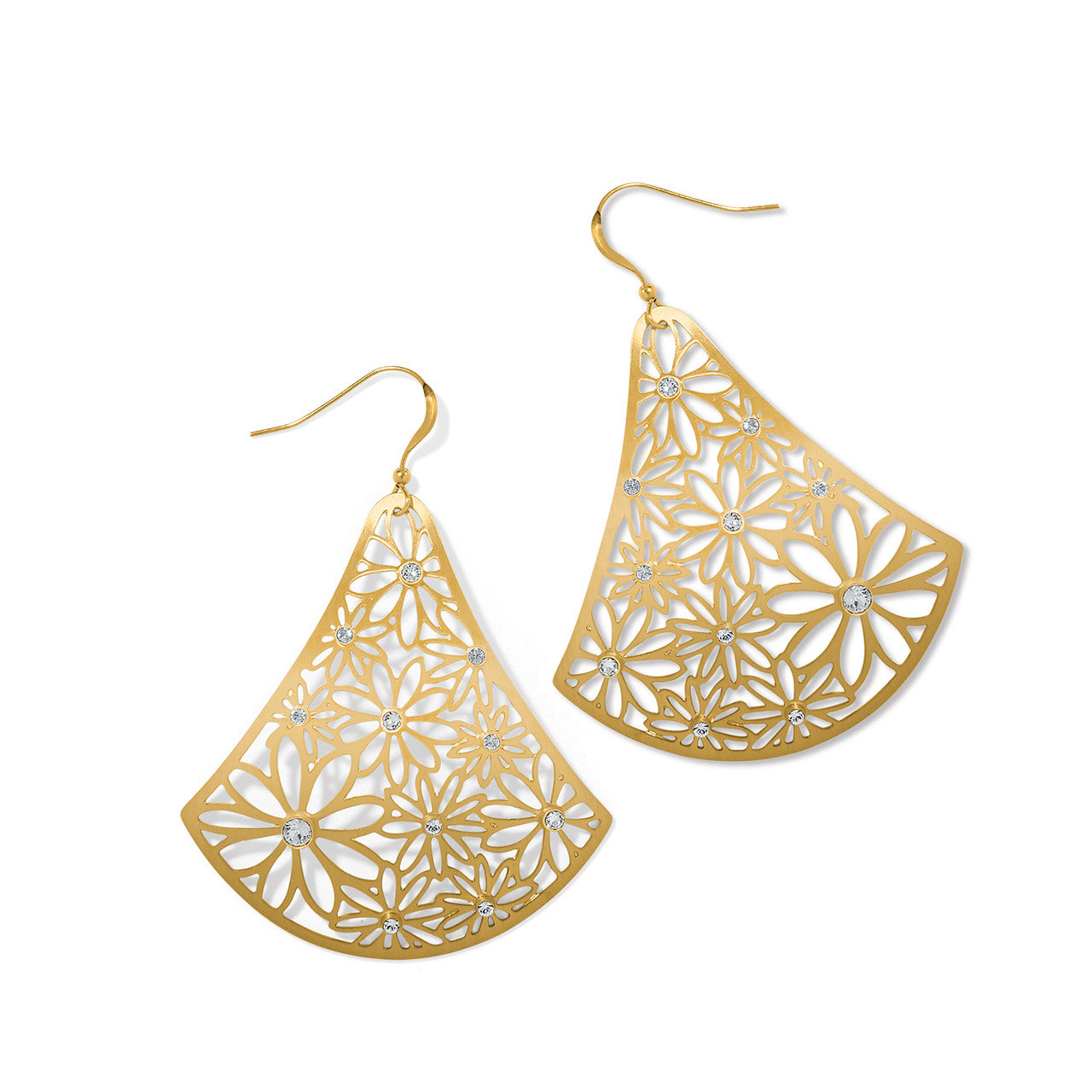 Brighton Trillion Gold French Wire Earrings (JE5685)