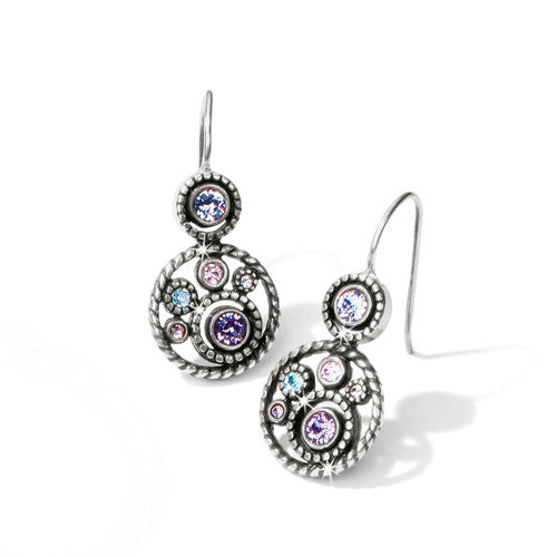 Brighton Halo French Wire Earrings (JE9663) SLV/MULTI
