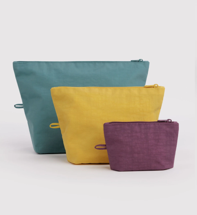 Baggu Go Pouch Set - Jewel Mix